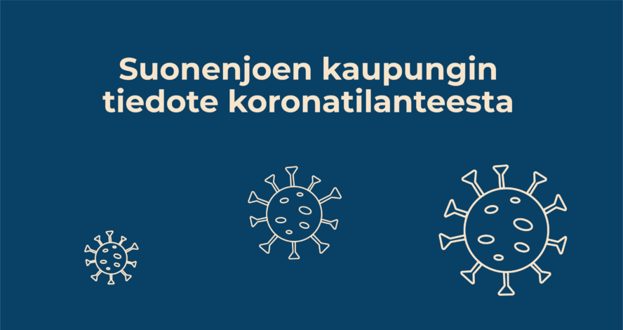 Suonenjoen kaupungin tiedote koronatilanteesta.