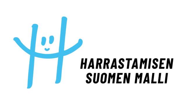 Harrastamisen Suomen malli logo