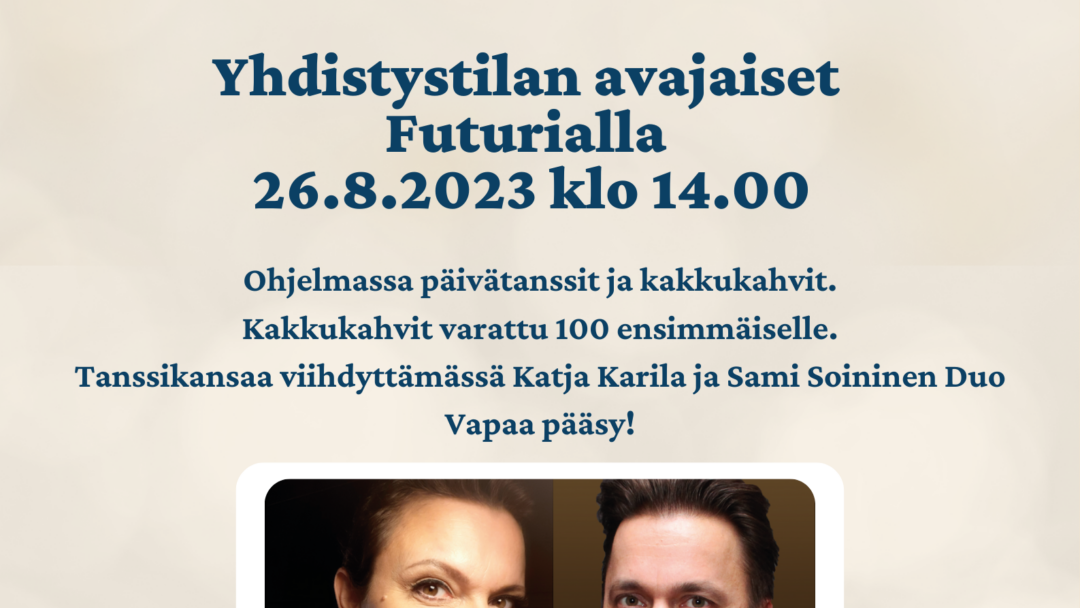 Syysrysäys päivätanssit juliste