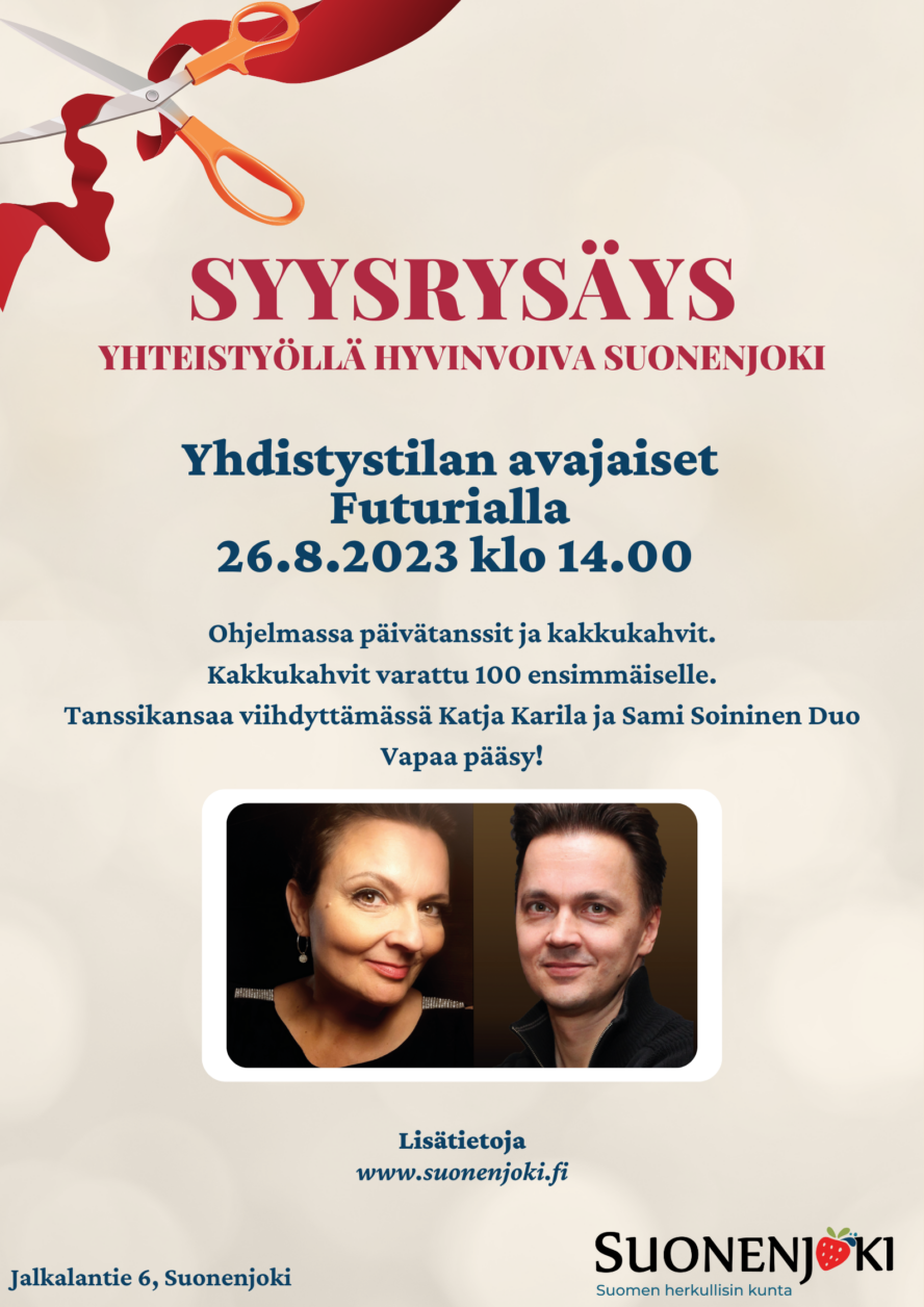 Syysrysäys päivätanssit juliste