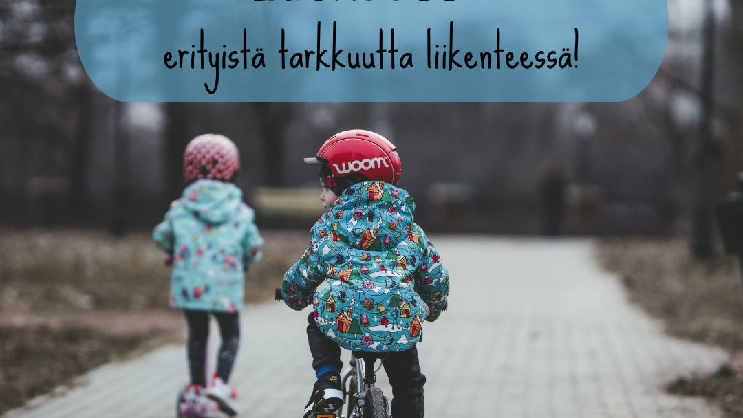 koululaisia liikenteessä