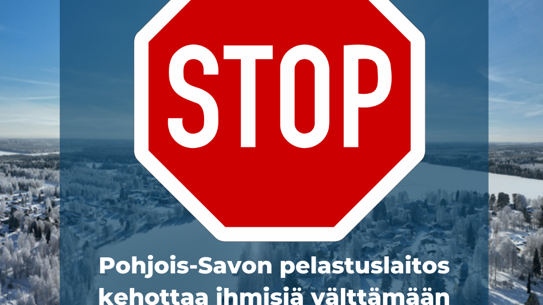 Varoitus Suonenjoen jäälle menosta