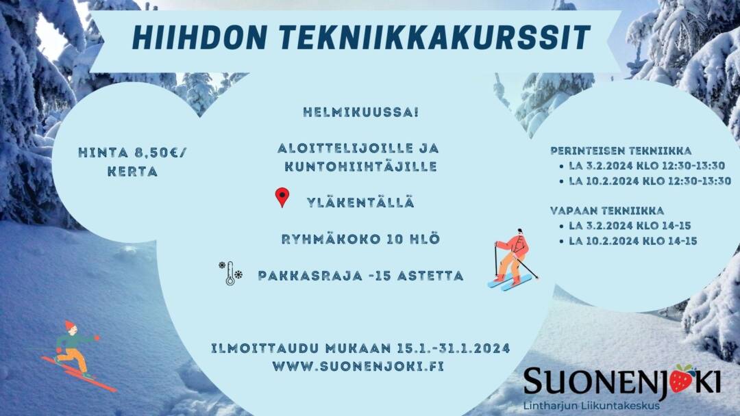 Hiihtotekniikkakussin mainos