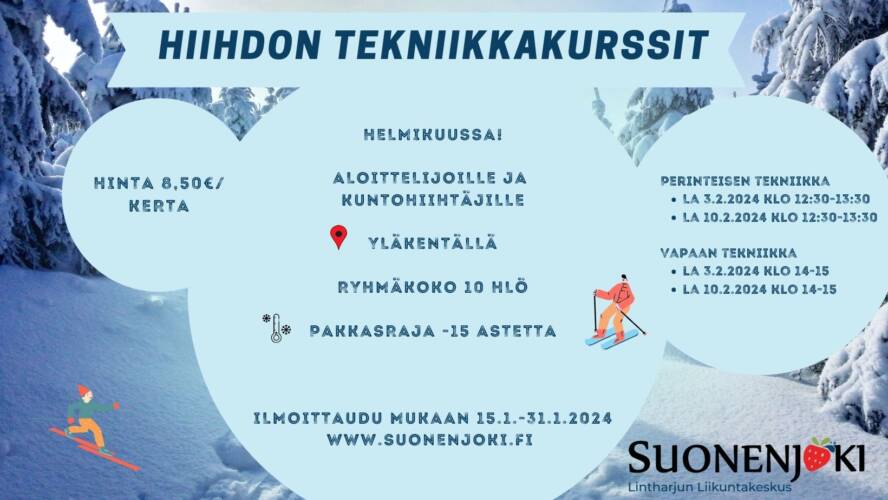 Hiihtotekniikkakussin mainos