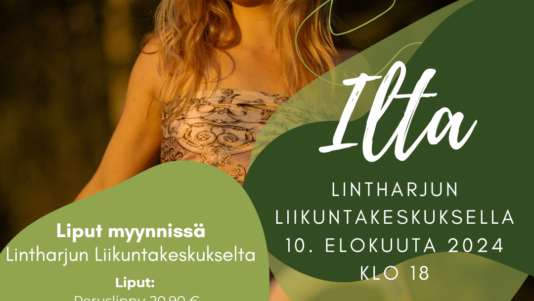 Iltakonsertin mainos