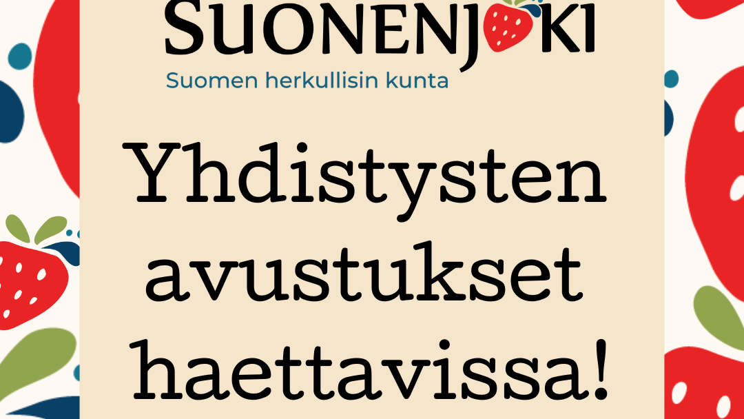 yhdistys avustus haku mainos