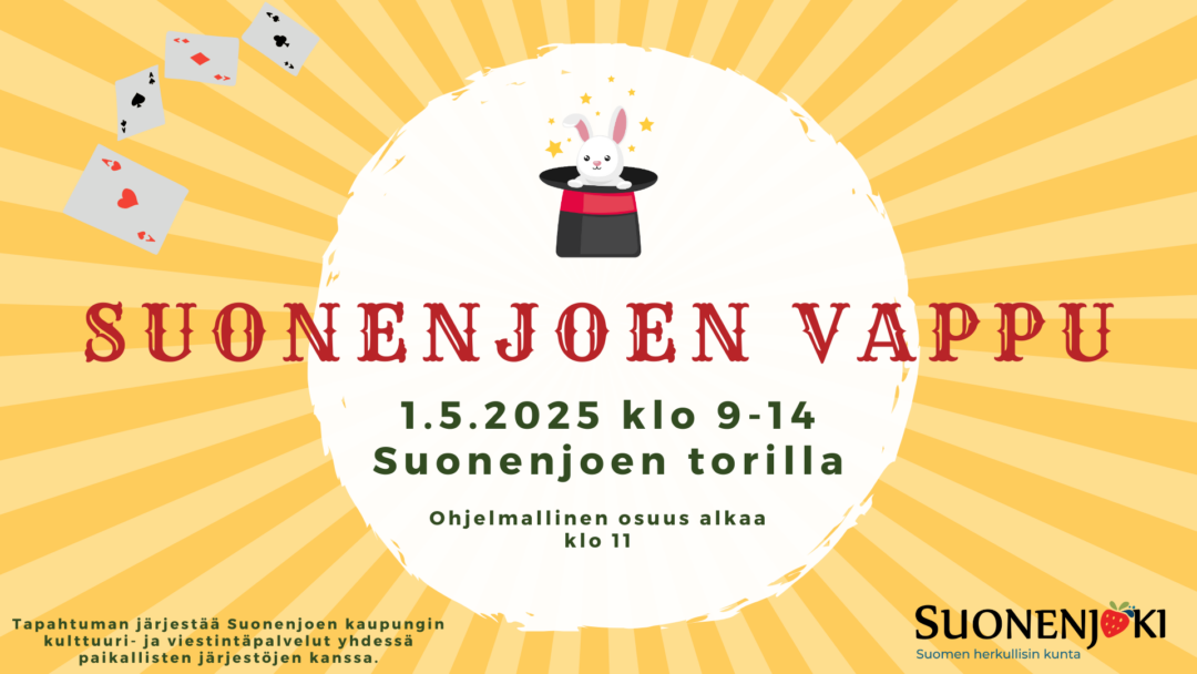 Suonenjoen vappu 2025 mainoskuva