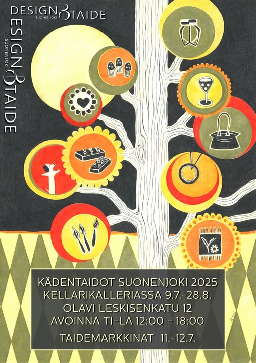 Design&Taide Suonenjoki mainosjuliste