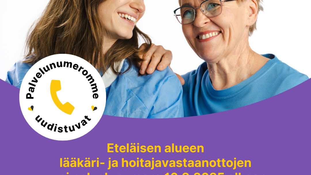 hyvinvointialueen puhelinnumero mainos