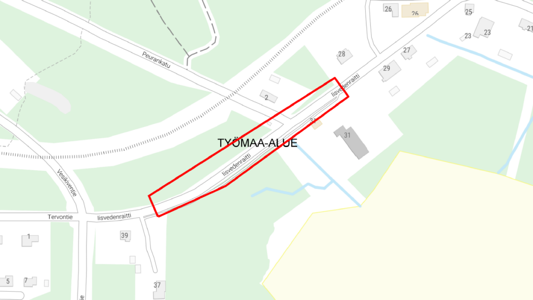 iisveden raitin karttakuva