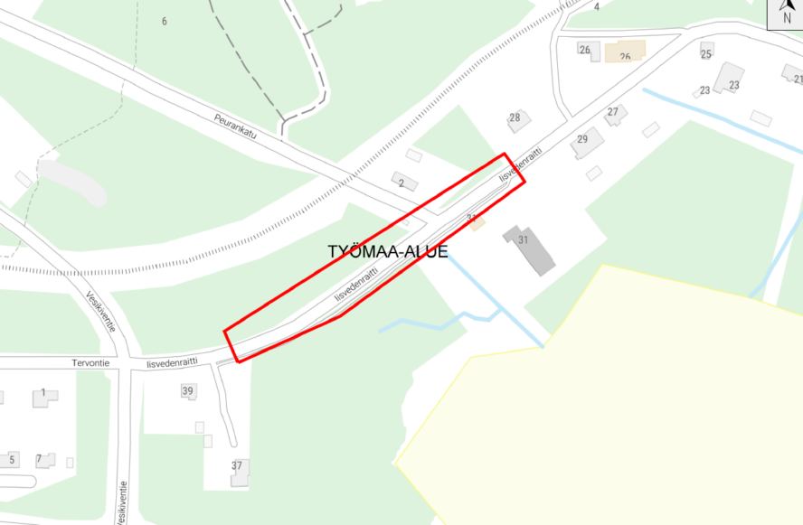 iisveden raitin karttakuva