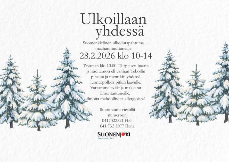 ulkoillaan yhdessä tapahtumajuliste