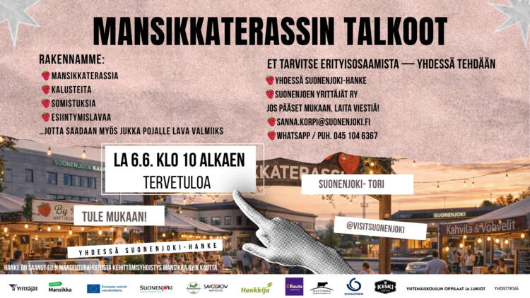 Mansikkaterassin talkoopäivä