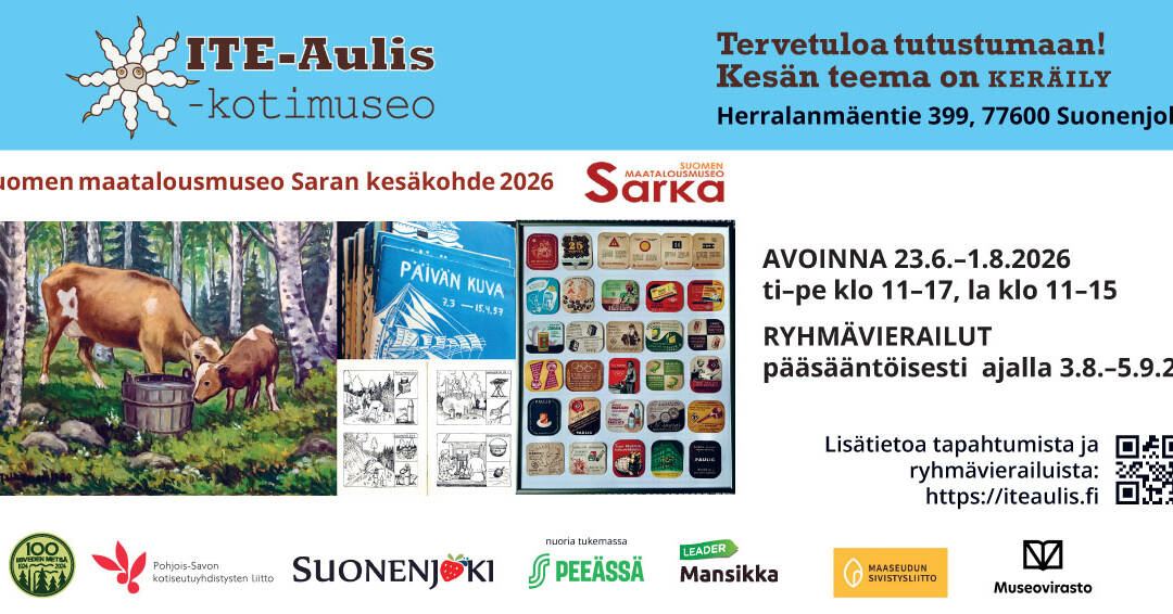 ite aulis kotimuseon kesän aukioloajat