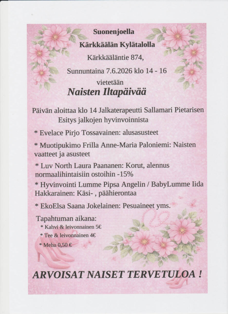 naisten iltapäivän ohjelma
