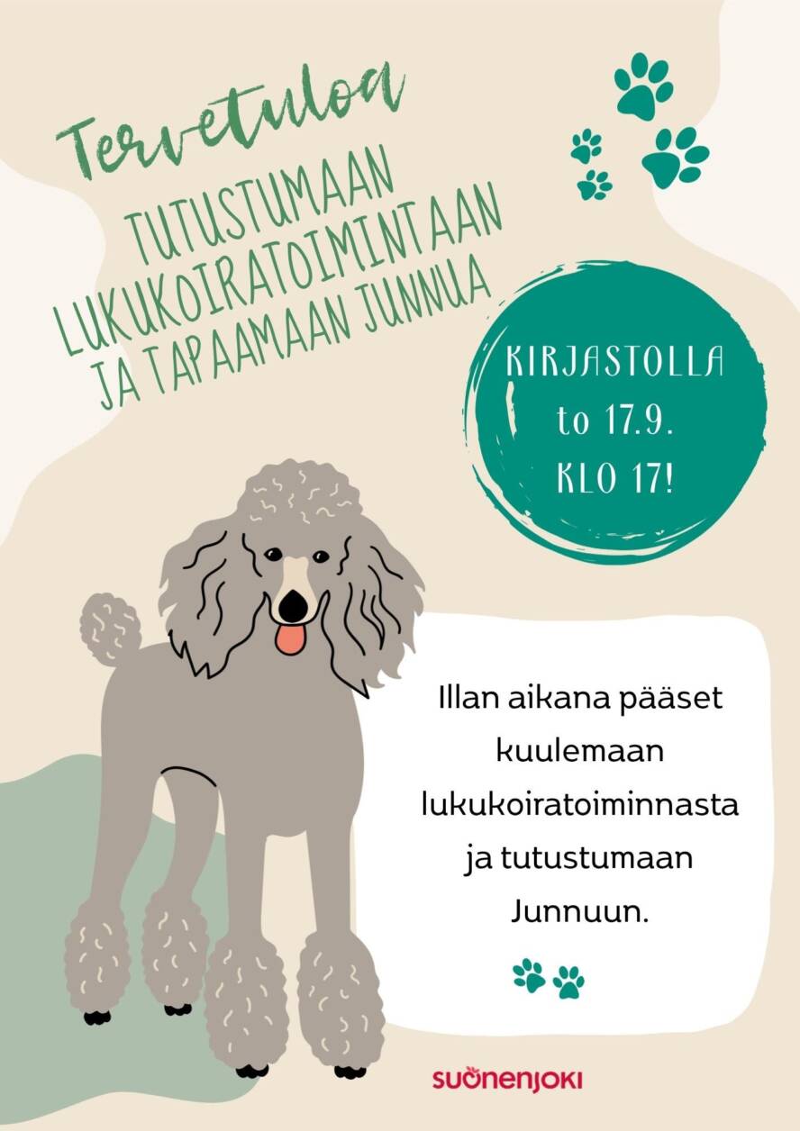 lukukoiratoiminta juliste
