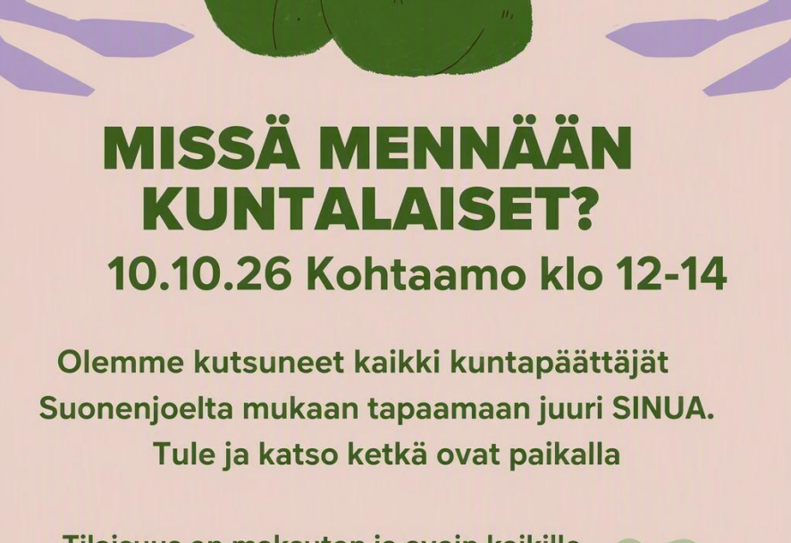 missä mennään kuntalaiset tapahtumamainos