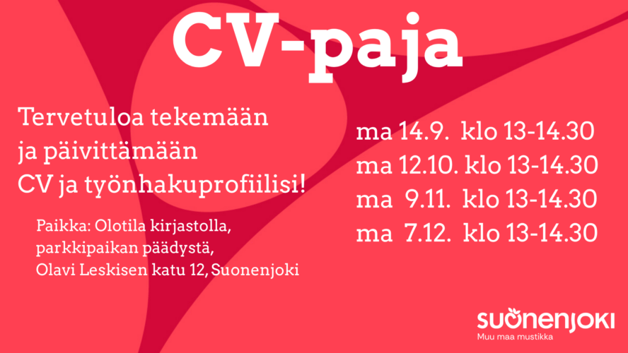 cv-pajan mainos